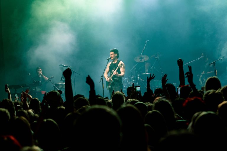 James Marriott performing live at Hindley Street Music Hall in Adelaide